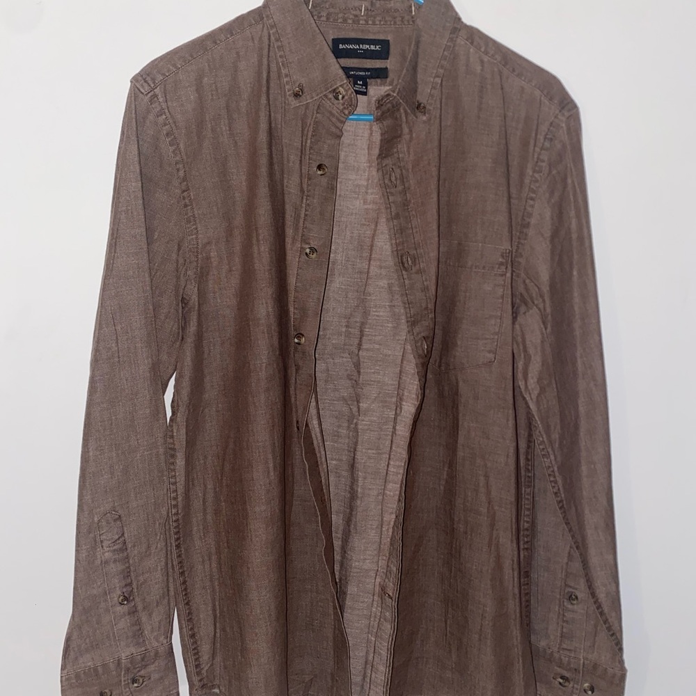 Banana Republic Slim Chambray Shirt
